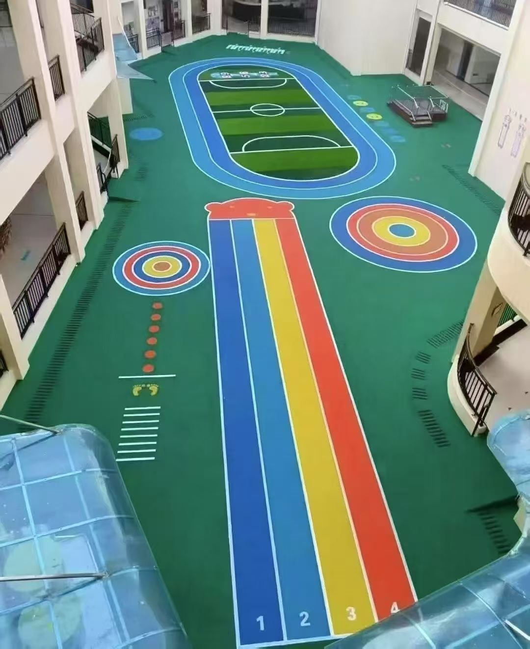 泰安市幼儿园塑胶跑道透水跑道 - 一站式服务